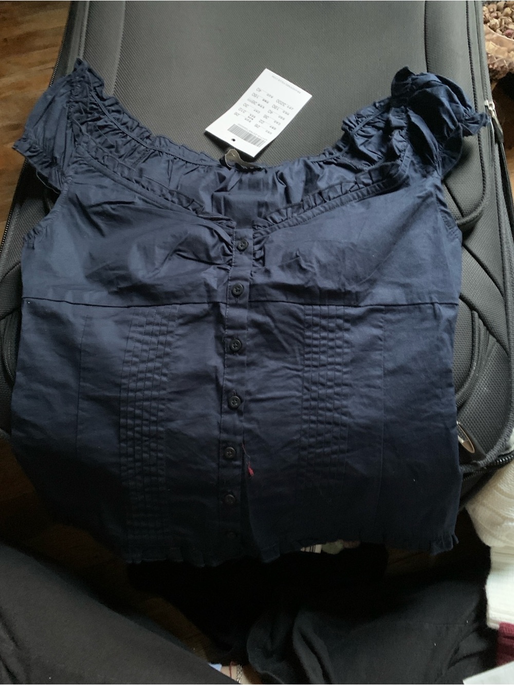 Brandy Melville Navy Elena Top